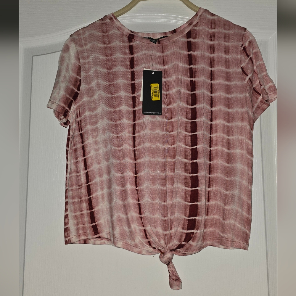 NWT Honey&Sparkle Tie Knot Crop Top